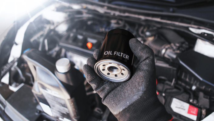 Oil changing at auto repair shop New york